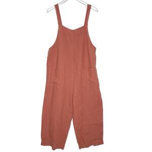 Hansel From Basel 3X NEW Nova Jumpsuit Clay Romper Relaxed Comfort